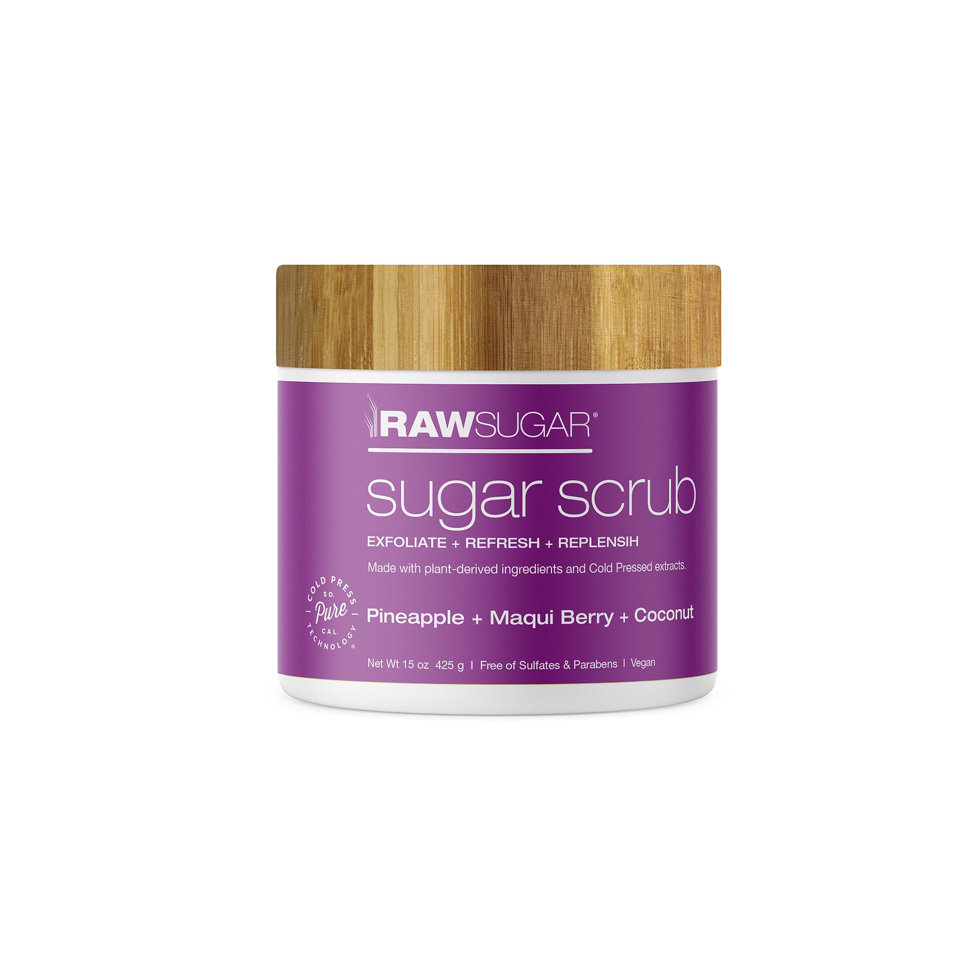 Raw Sugar Living Sugar Scrub, Size: 15 Oz, Purple