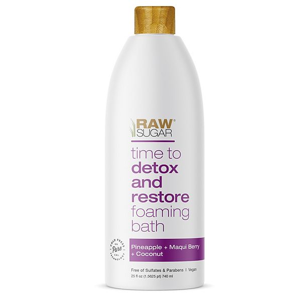 Raw Sugar Living Foam Bath - Pineapple + Maqui Berry + Coconut