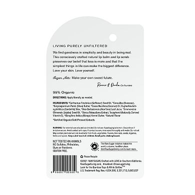 Raw Sugar Living Natural Lip Balm - Raw Coconut + Mango