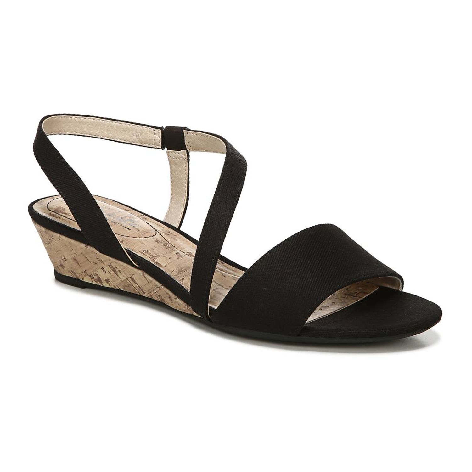 kohls black wedges