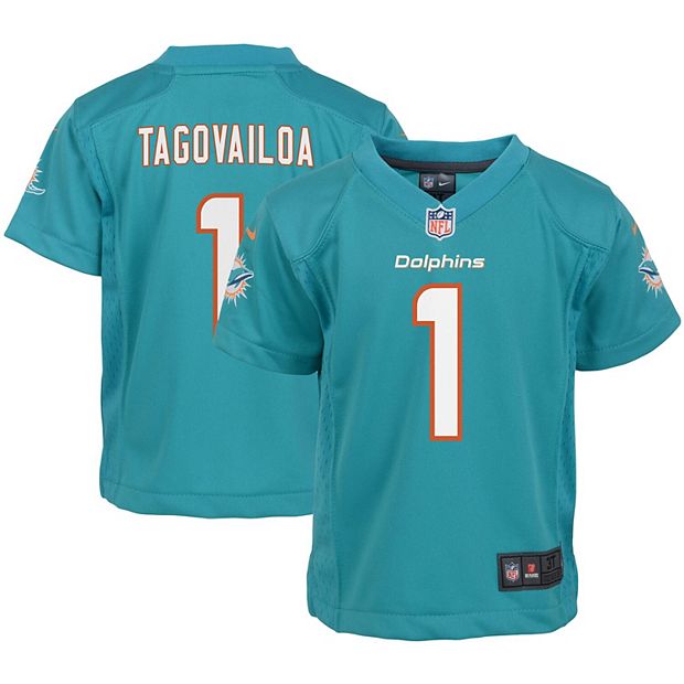 Infant Nike Tua Tagovailoa Aqua Miami Dolphins Game Jersey