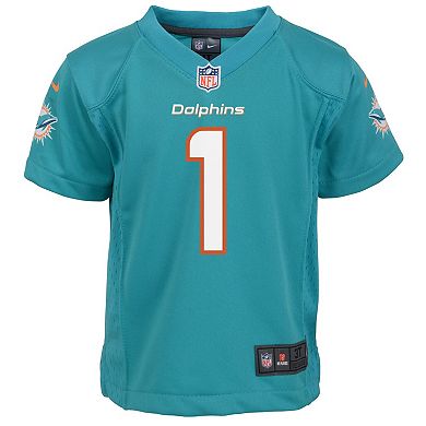 Infant Nike Tua Tagovailoa Aqua Miami Dolphins Game Jersey