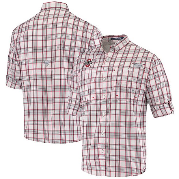 Philadelphia Phillies Columbia Tamiami Omni-Shade Button-Down