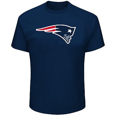 Men's Majestic Cam Newton Navy New England Patriots Big & Tall Name ...