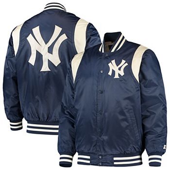 Champion X Mlb New York Yankees Logo Shell Bomber Jacket in Blue
