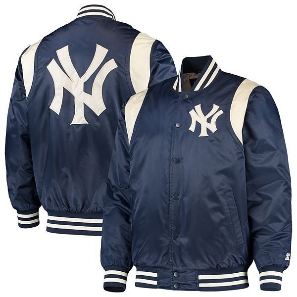 New York Yankees Starter Midfield Satin Jacket - Mickey's Place