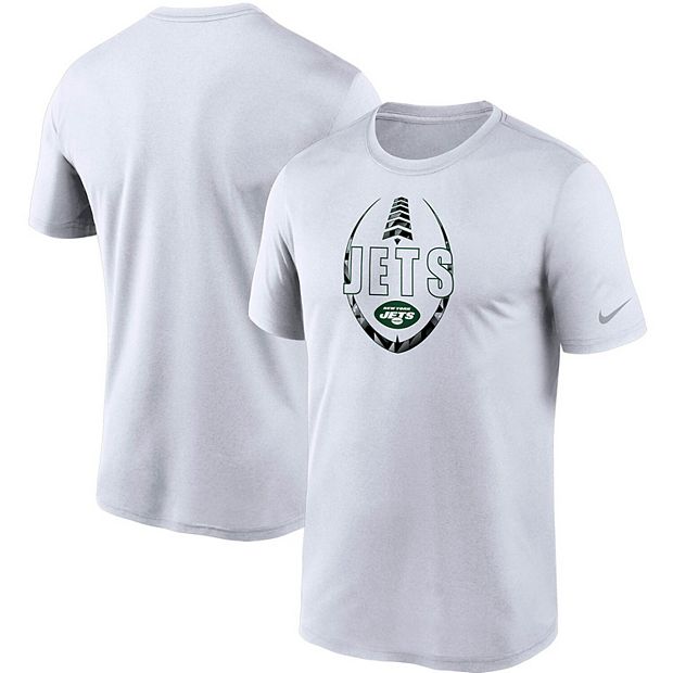 Men's Nike White New York Jets Icon Performance T-Shirt