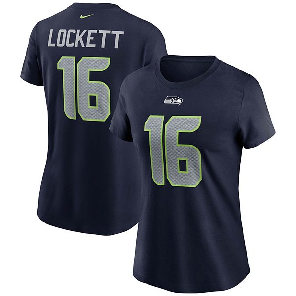 Women's Nike Tyler Lockett College Navy Seattle Seahawks Team Player ...