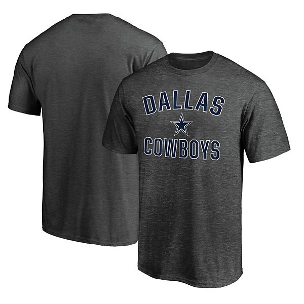 Men's Fanatics Branded Heathered Charcoal Dallas Cowboys Victory Arch T ...