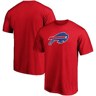 Men's Fanatics Branded Red Buffalo Bills Primary Logo Team T-Shirt