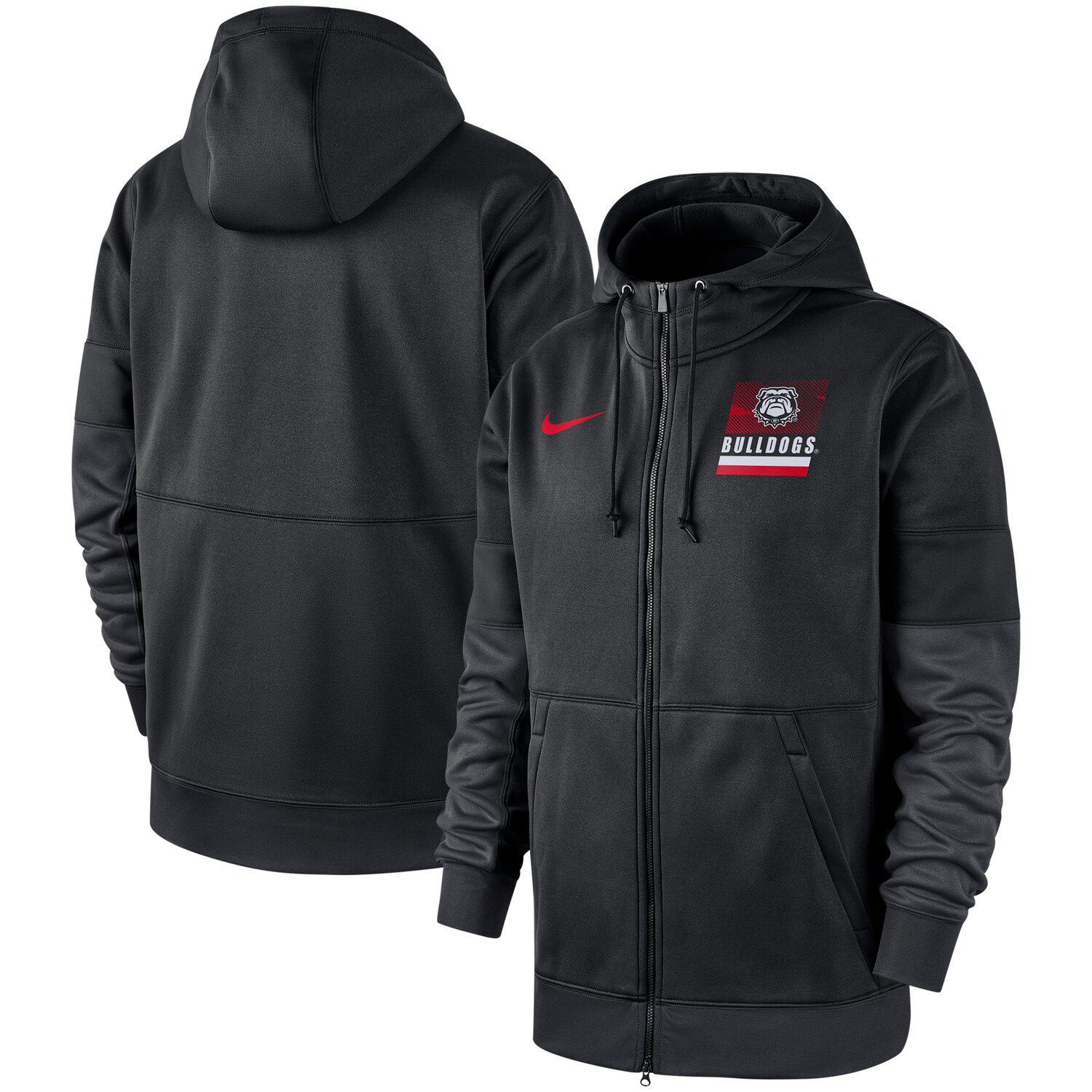 georgia bulldog zip up hoodie