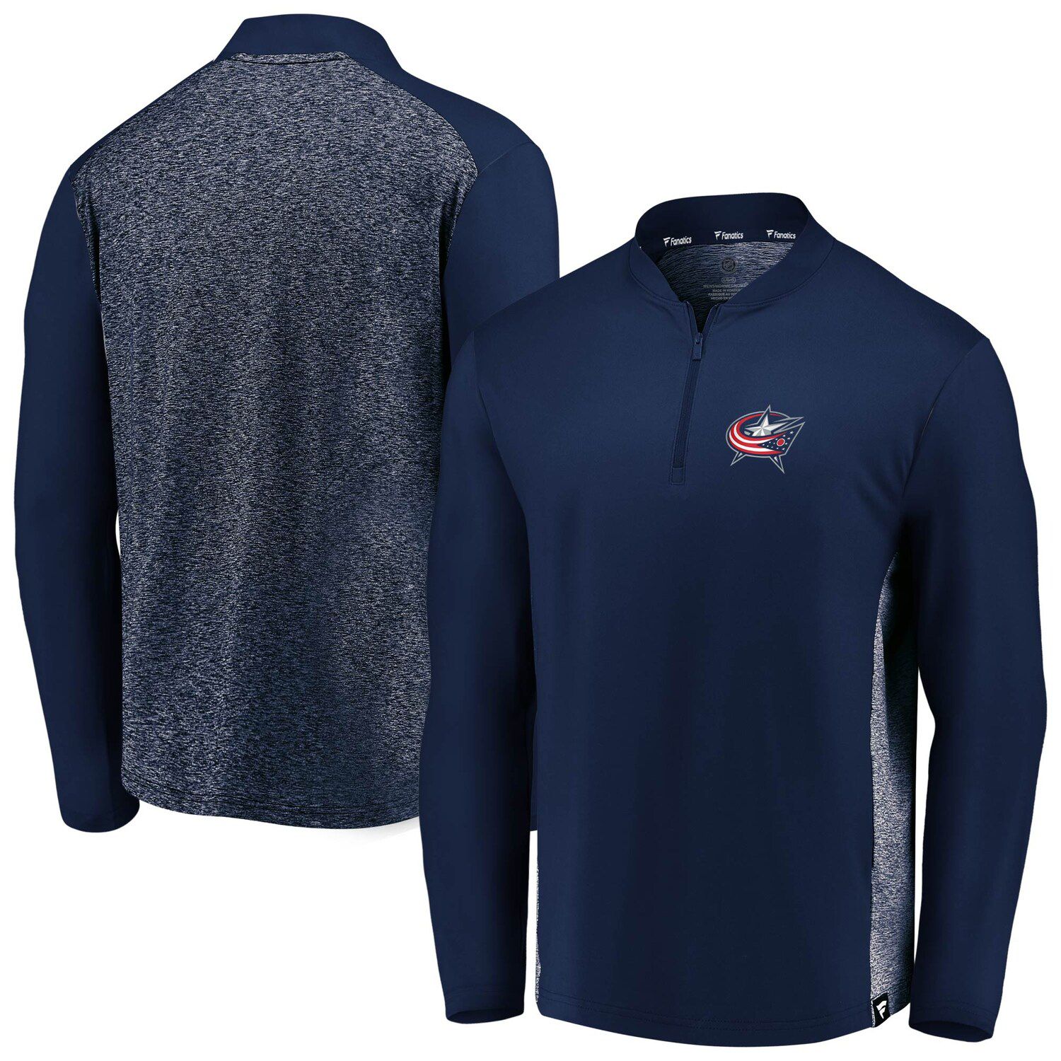 columbus blue jackets quarter zip