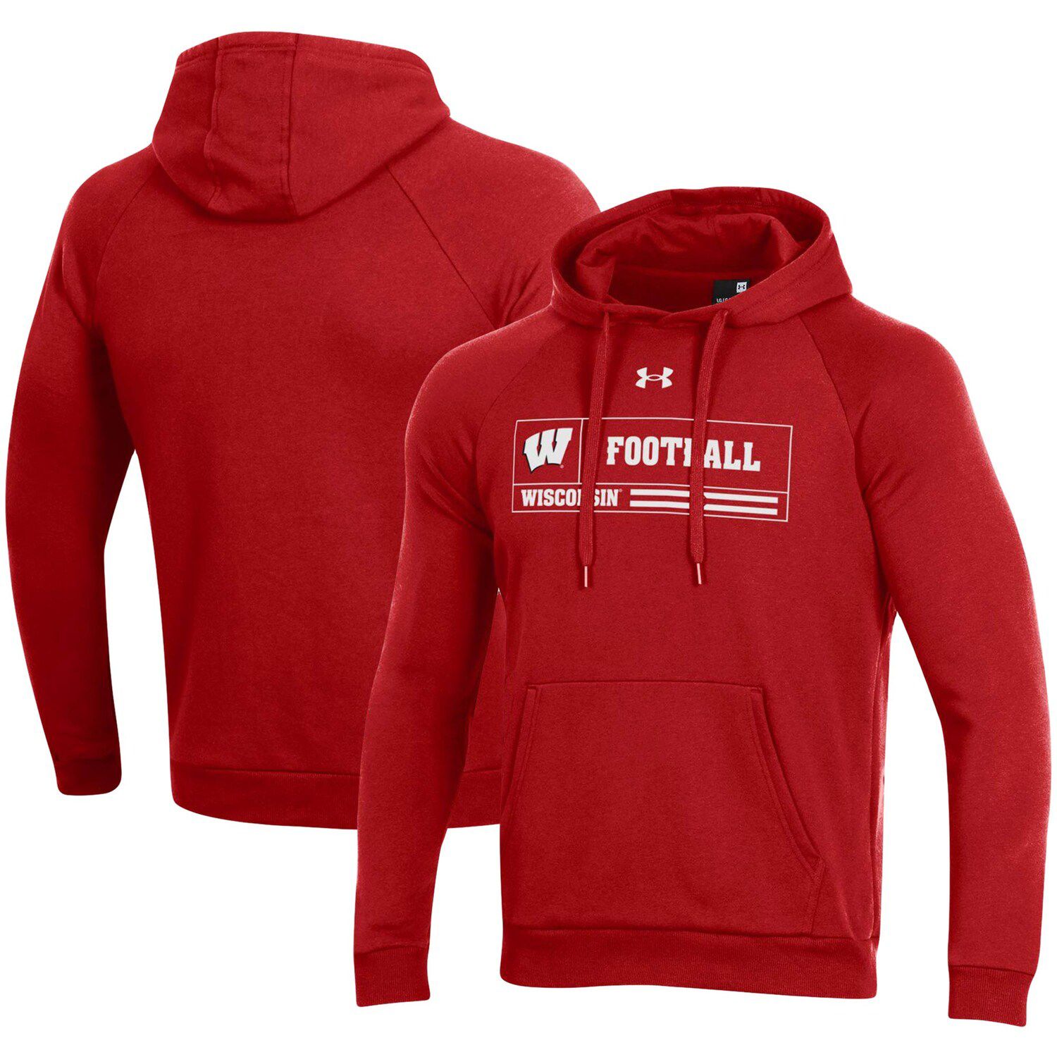 under armour red zip up hoodie