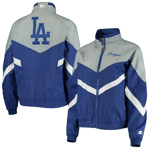 Women's Los Angeles Dodgers Majestic Royal On-Field Thermal Jacket