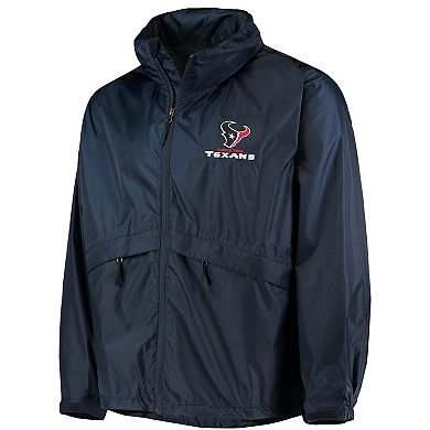 Men's Dunbrooke Navy Houston Texans Circle Sportsman Waterproof Packable  Full-Zip Jacket