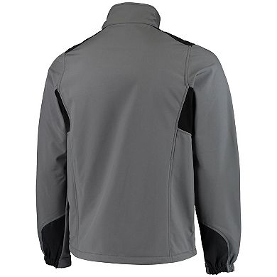 Men's Dunbrooke Charcoal Minnesota Vikings Circle Softshell Fleece Full-Zip Jacket