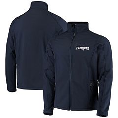 New England Patriots Starter Thursday Night Gridiron Raglan Half-Zip Hooded  Jacket - White/Navy