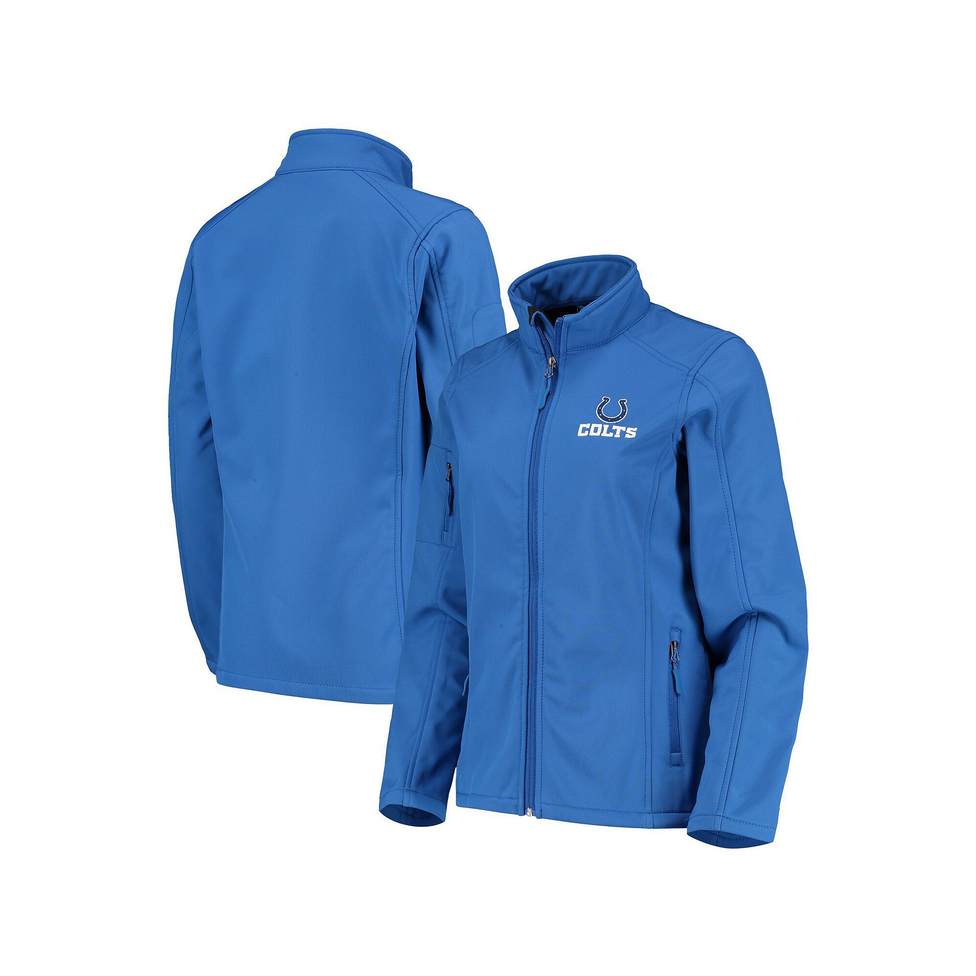 Womens Royal Indianapolis Colts Full-Zip Sonoma Softshell Jacket, Size: Me