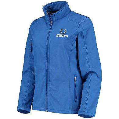 Women's Royal Indianapolis Colts Full-Zip Sonoma Softshell Jacket