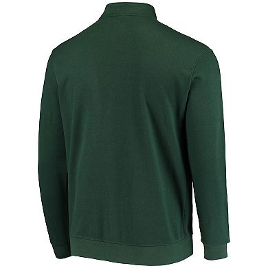 Men's Colosseum Green Michigan State Spartans Tortugas Logo Quarter-Zip Jacket