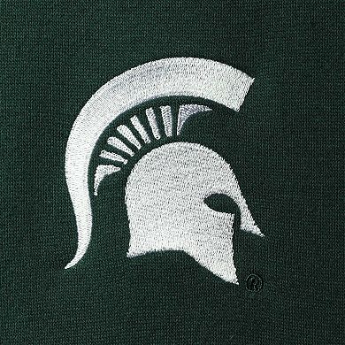 Men's Colosseum Green Michigan State Spartans Tortugas Logo Quarter-Zip Jacket