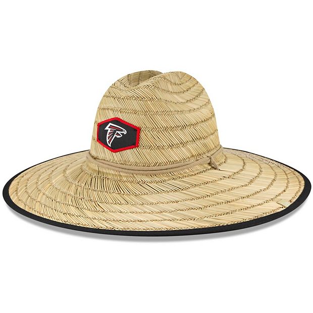 Men's New Era Natural Atlanta Falcons Tide Lifeguard Straw Hat