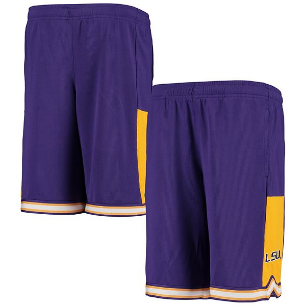 Youth Purple LSU Tigers Stated Mesh Shorts