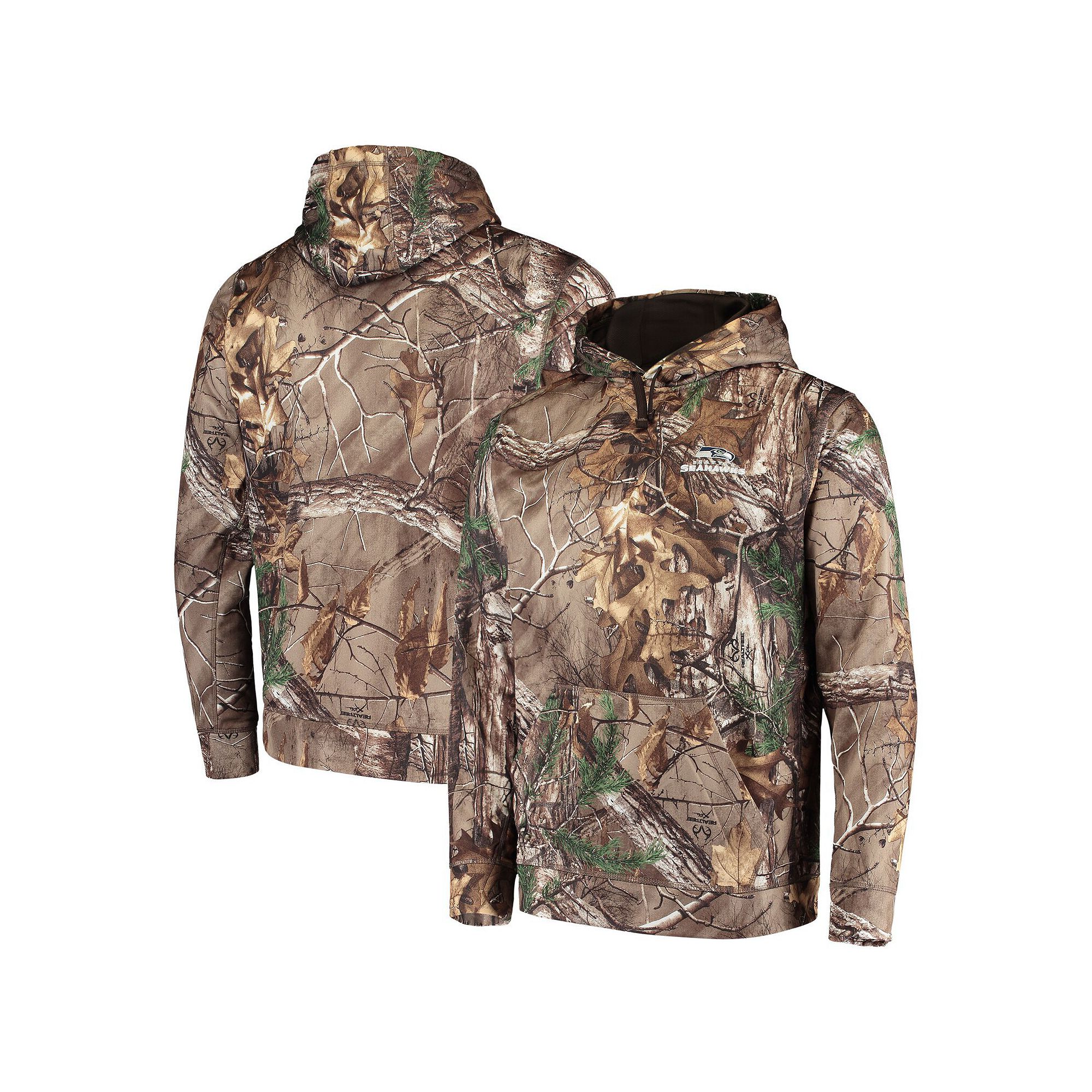 Mens Dunbrooke Realtree Camo Seattle Seahawks Circle Champion Tech Fleece 