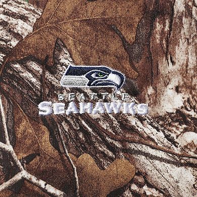 Men's Dunbrooke Realtree Camo Seattle Seahawks Circle Champion Tech Fleece Pullover Hoodie