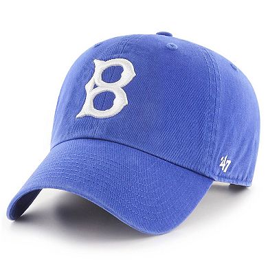 Men's '47 Royal Brooklyn Dodgers 1949 Logo Cooperstown Collection Clean Up Adjustable Hat