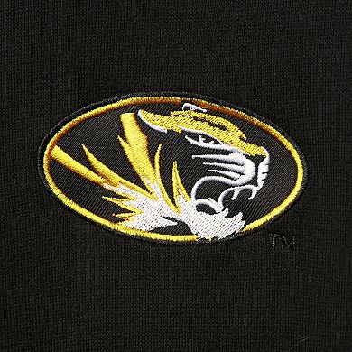 Men's Colosseum Black Missouri Tigers Tortugas Logo Quarter-Zip Jacket