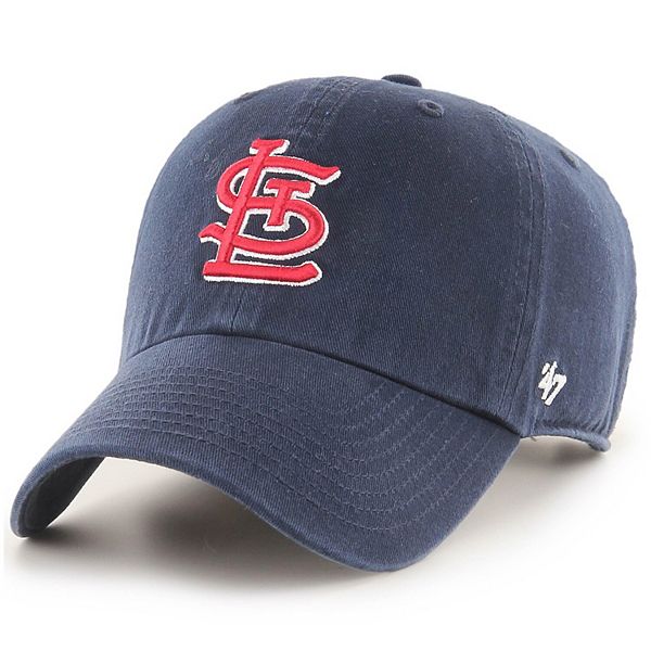 Men's '47 Navy St. Louis Cardinals Alternate Clean Up Adjustable Hat