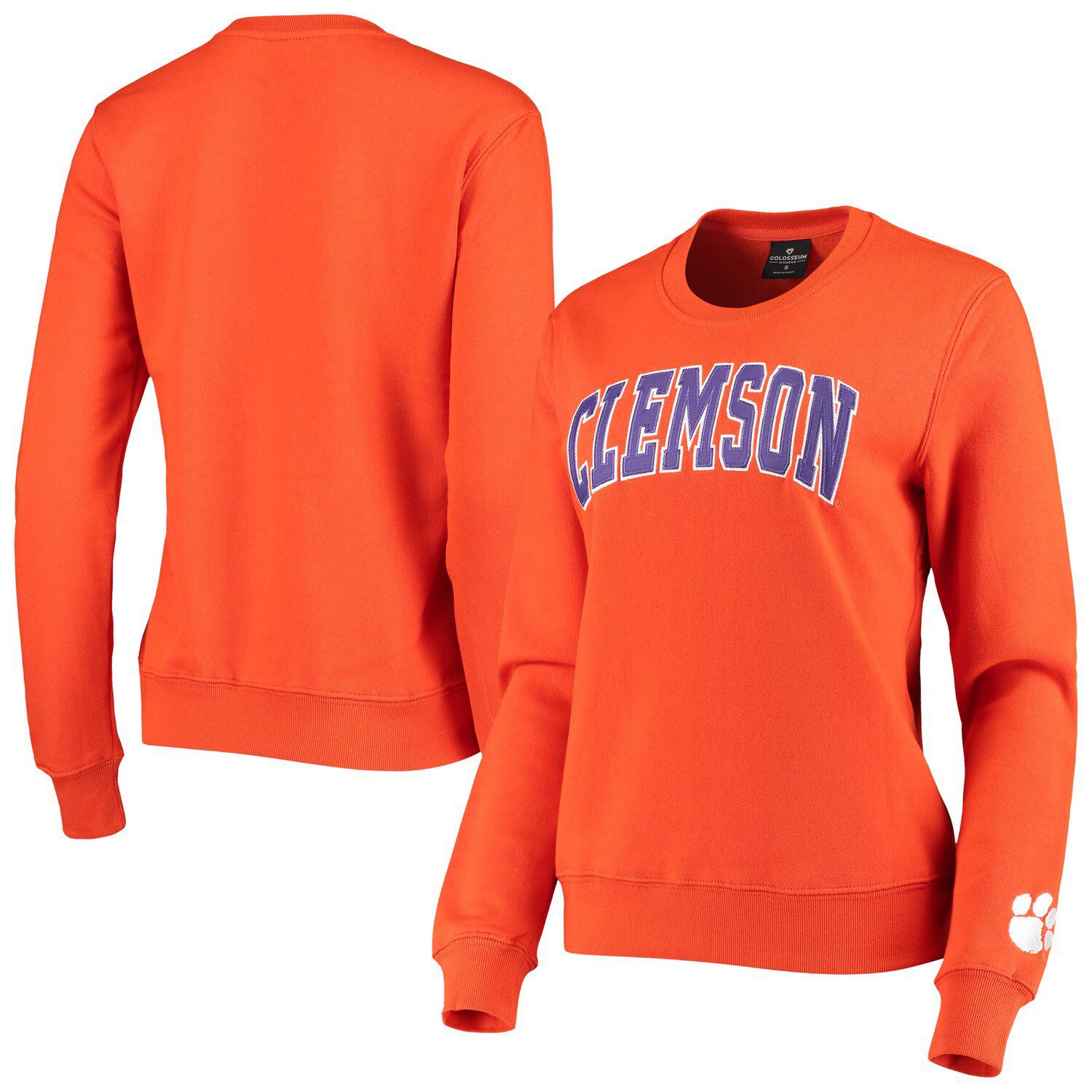 orange clemson sweatshirt