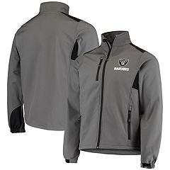  G-III Sports Men's Black/Charcoal Las Vegas Raiders Fast Pace  Reversible Full-Zip Jacket : Sports & Outdoors