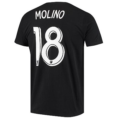 Men's adidas Kevin Molino Black Minnesota United FC Go To Name & Number T-Shirt