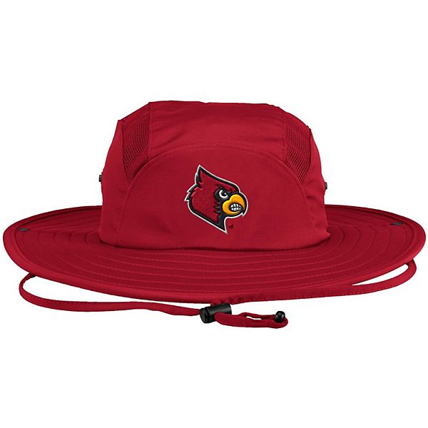 adidas Louisville Cardinals Campus Safari Hat in White for Men