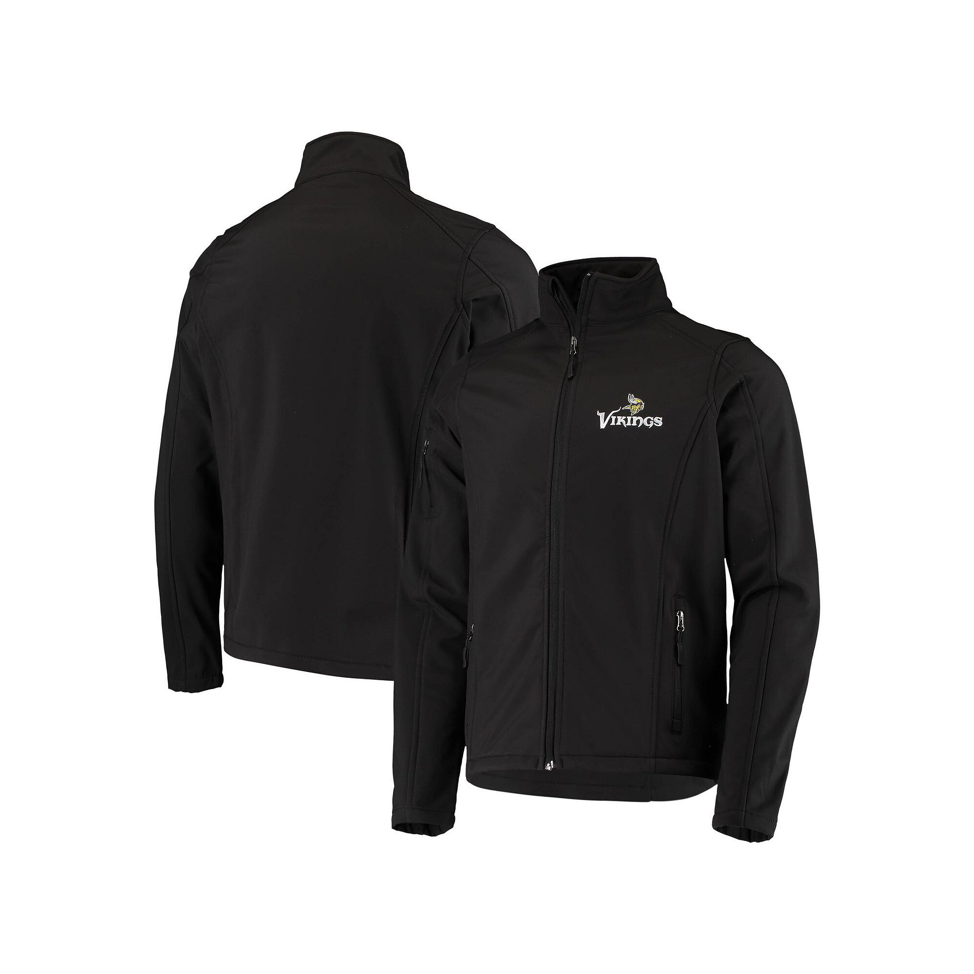 Mens Dunbrooke Black Minnesota Vikings Sonoma Softshell Full-Zip Jacket, S