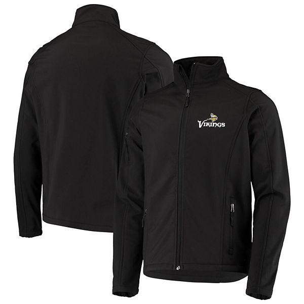 Men S Dunbrooke Black Minnesota Vikings Sonoma Softshell Full Zip Jacket