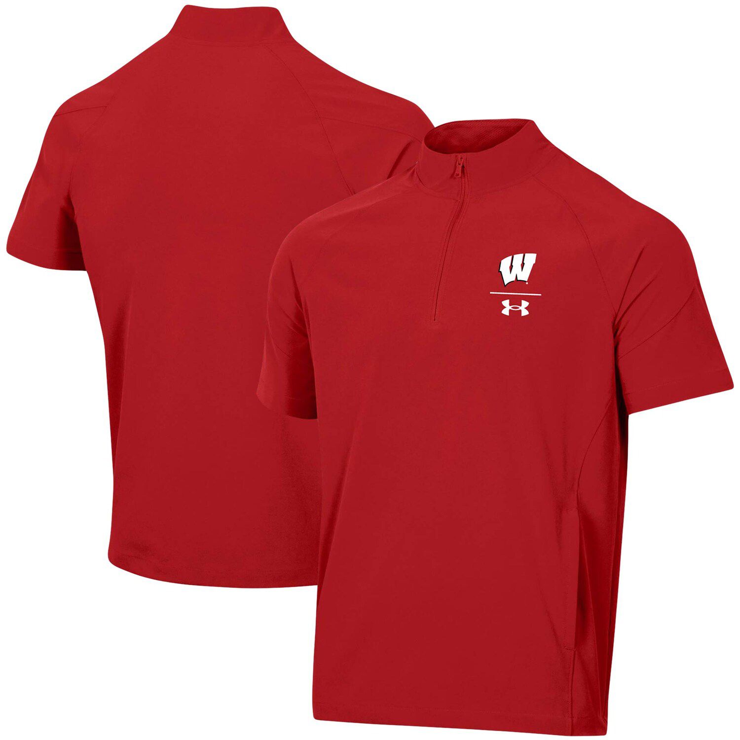 under armour short sleeve quarter zip