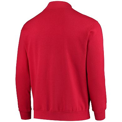 Men's Colosseum Scarlet Nebraska Huskers Tortugas Logo Quarter-Zip Jacket