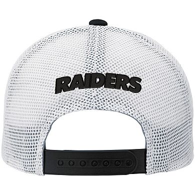 Youth Black Las Vegas Raiders Core Lockup Snapback Hat