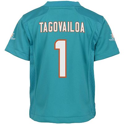 Miami outlet Dolphins Tua Tagovailoa Aqua Jersey