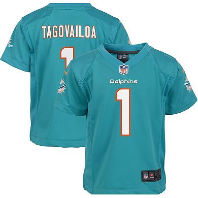 Preschool Nike Tua Tagovailoa Aqua Miami Dolphins Game Jersey
