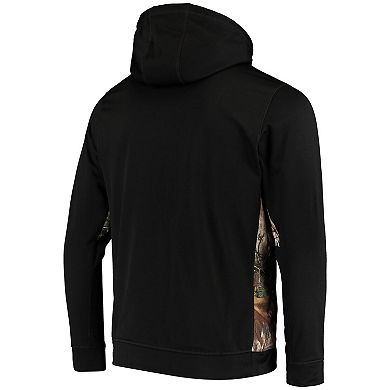 Men's Dunbrooke Black/Realtree Camo Las Vegas Raiders Decoy Tech Fleece Full-Zip Hoodie