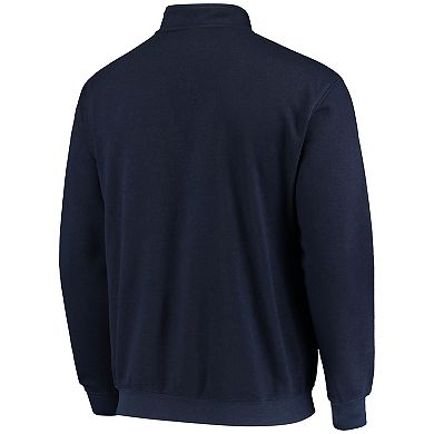 Men's Colosseum Navy UConn Huskies Tortugas Logo Quarter-Zip Jacket