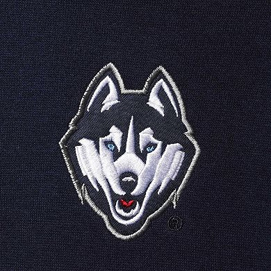 Men's Colosseum Navy UConn Huskies Tortugas Logo Quarter-Zip Jacket