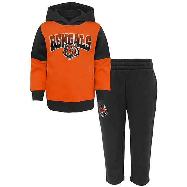 Men's Cincinnati Bengals Comfy Pant, Black/Orange