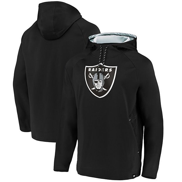 Men's Fanatics Branded Black Las Vegas Raiders Long Sleeve Hoodie T-Shirt