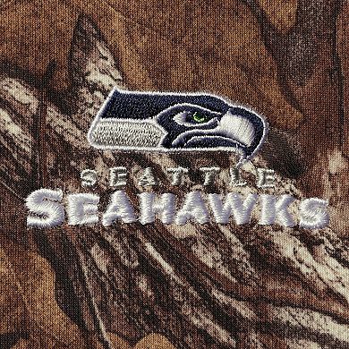 Men's Dunbrooke Realtree Camo Seattle Seahawks Trophy Tech Fleece Full-Zip Hoodie