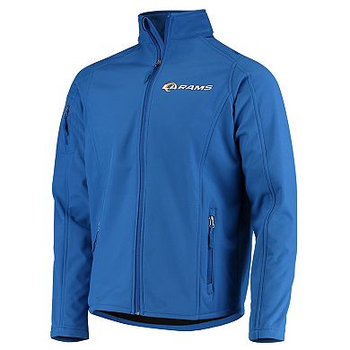 Men's Dunbrooke Royal Los Angeles Rams Sonoma Softshell Full-Zip Jacket